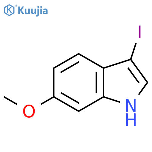 1H-Indole, 3-iodo-6-methoxy- structure