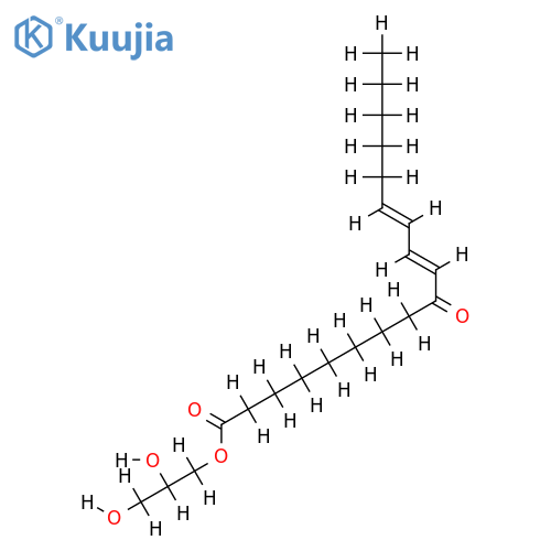 (2'S)-1-O-(9-oxo-10(E),12(E)-octadecadienoyl) glycerol structure