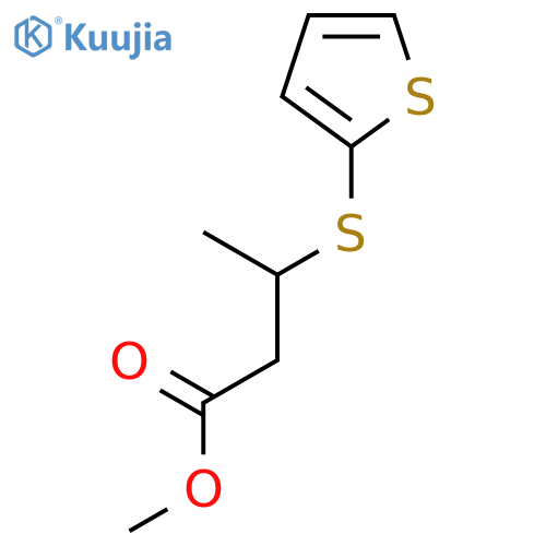 (S)-Methyl 3-(thiophen-2-ylthio)butanoate structure
