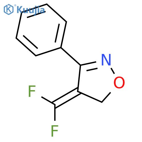 Isoxazole, 4-(difluoromethylene)-4,5-dihydro-3-phenyl- structure