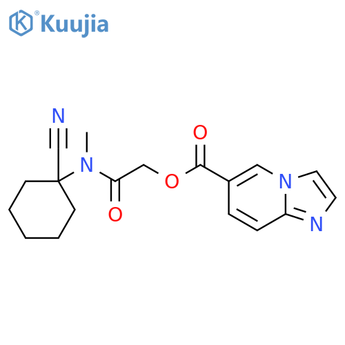 [(1-Cyanocyclohexyl)(methyl)carbamoyl]methyl imidazo[1,2-a]pyridine-6-carboxylate structure