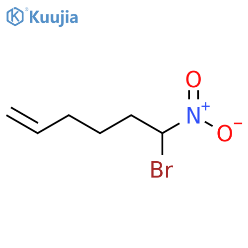 1-Hexene, 6-bromo-6-nitro- structure