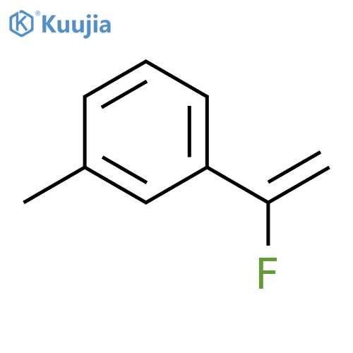 Benzene, 1-(1-fluoroethenyl)-3-methyl- structure