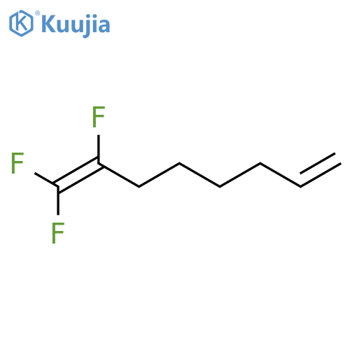 1,7-Octadiene, 1,1,2-trifluoro- structure