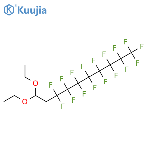 2-(PERFLUORO-N-OCTYL)ACETALDEHYDE DIETHYL ACETAL structure