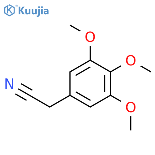 3,4,5-Trimethoxyphenylacetonitrile structure