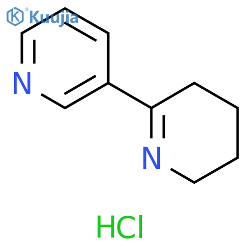 3-(2,3,4,5-tetrahydropyridin-6-yl)pyridine;dihydrochloride structure