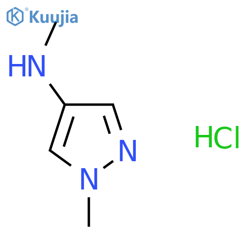 N,1-dimethyl-1H-pyrazol-4-amine hydrochloride structure