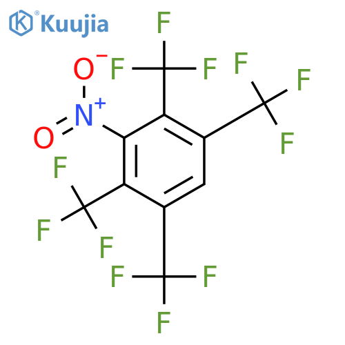 BENZENE, 3-NITRO-1,2,4,5-TETRAKIS(TRIFLUOROMETHYL)- structure