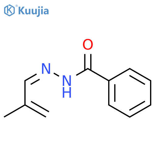 Benzoic acid, (2-methyl-2-propenylidene)hydrazide (9CI) structure