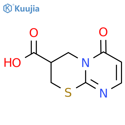 6-oxo-2H,3H,4H,6H-pyrimido2,1-b1,3thiazine-3-carboxylic acid structure