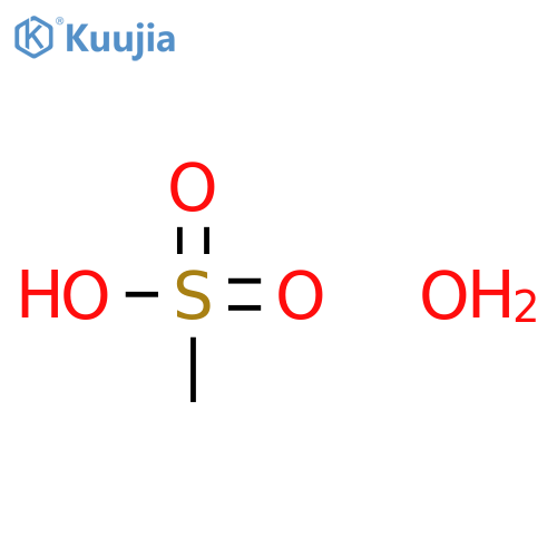 Methanesulfonic acid, monohydrate structure