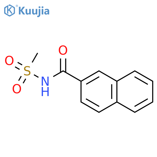2-Naphthalenecarboxamide, N-(methylsulfonyl)- structure