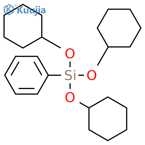 Silane, tris(cyclohexyloxy)phenyl- structure