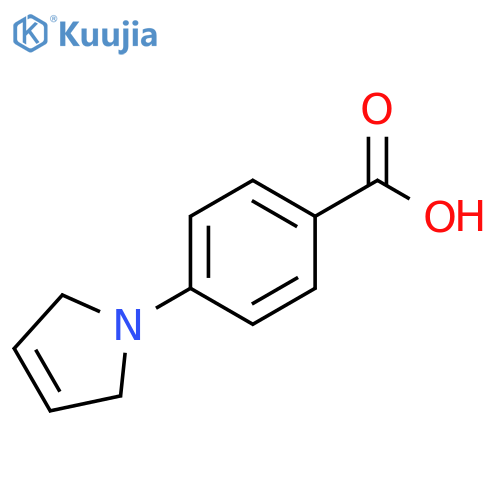 4-(2,5-dihydro-1H-pyrrol-1-yl)benzoic acid structure
