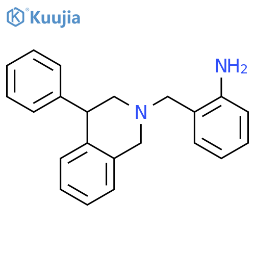 2-((4-Phenyl-3,4-dihydroisoquinolin-2(1H)-yl)methyl)aniline structure