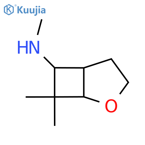 N,7,7-trimethyl-2-oxabicyclo[3.2.0]heptan-6-amine structure