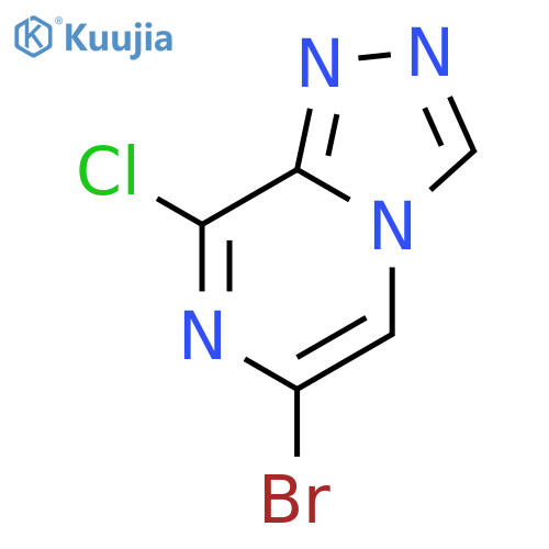 6-bromo-8-chloro-[1,2,4]triazolo[4,3-a]pyrazine structure