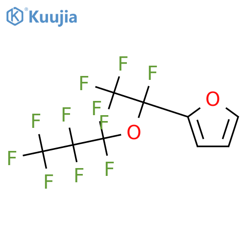 Furan, 2-[1,2,2,2-tetrafluoro-1-(heptafluoropropoxy)ethyl]- structure
