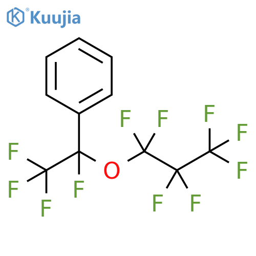 Benzene, [1,2,2,2-tetrafluoro-1-(heptafluoropropoxy)ethyl]- structure