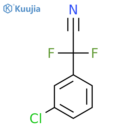 2-(3-Chlorophenyl)-2,2-difluoroacetonitrile structure