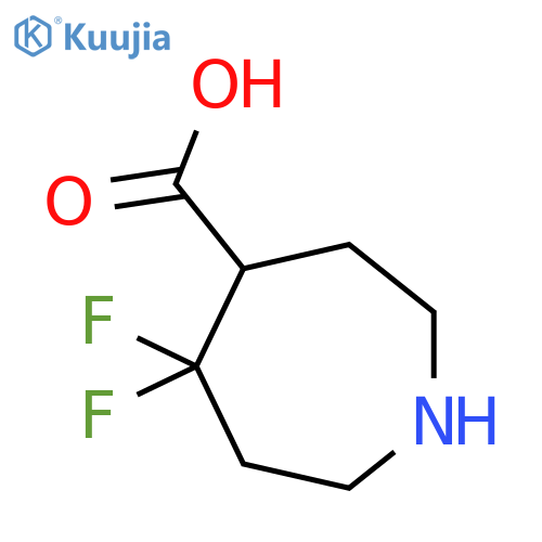 5,5-Difluoroazepane-4-carboxylic acid structure