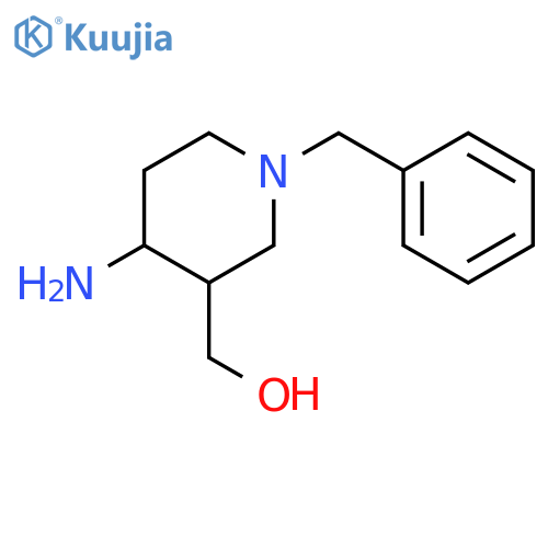(4-Amino-1-benzylpiperidin-3-yl)methanol structure