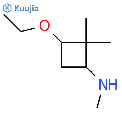 3-Ethoxy-N,2,2-trimethylcyclobutan-1-amine structure