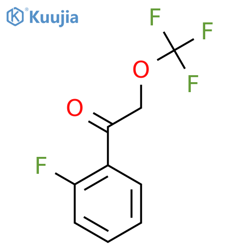 1-(2-Fluorophenyl)-2-(trifluoromethoxy)ethan-1-one structure