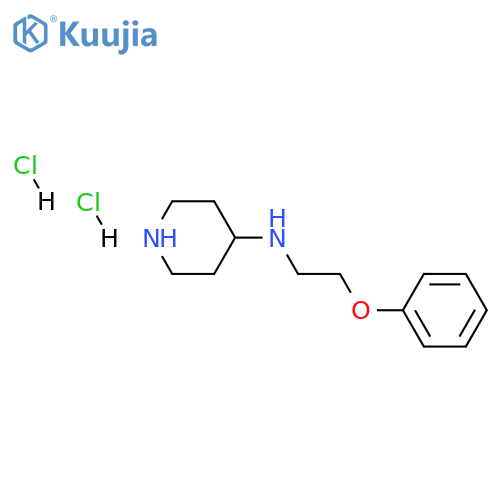 N-(2-phenoxyethyl)piperidin-4-amine dihydrochloride structure