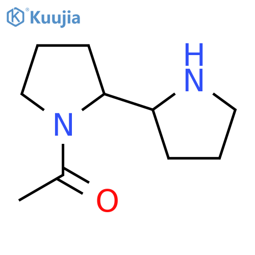 1-[2-(Pyrrolidin-2-yl)pyrrolidin-1-yl]ethan-1-one structure