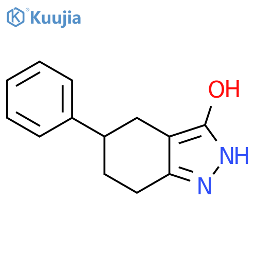 5-phenyl-4,5,6,7-tetrahydro-2H-indazol-3-ol structure