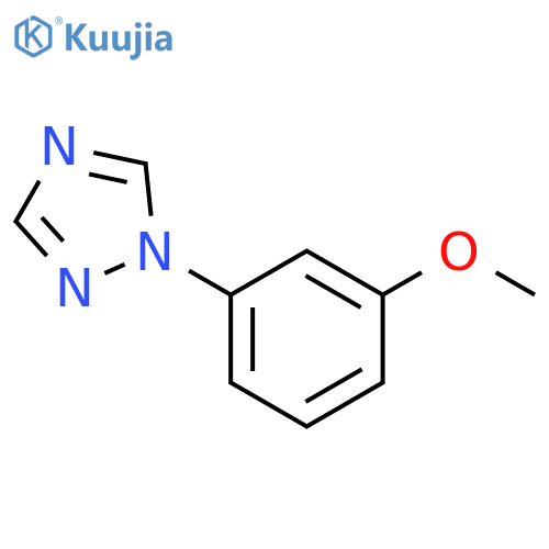 1-(3-methoxyphenyl)-1H-1,2,4-triazole structure