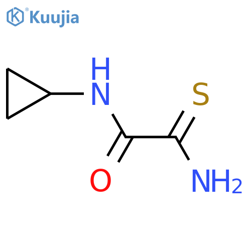 1-carbamothioyl-N-cyclopropylformamide structure