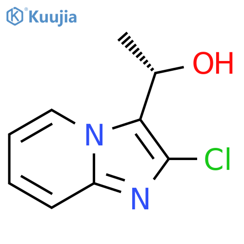 (1S)-1-{2-chloroimidazo[1,2-a]pyridin-3-yl}ethan-1-ol structure