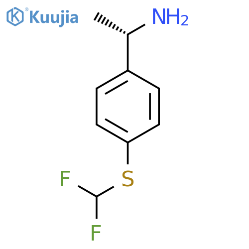 (1S)-1-{4-(difluoromethyl)sulfanylphenyl}ethan-1-amine structure