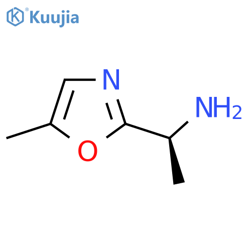 (1S)-1-(5-methyl-1,3-oxazol-2-yl)ethan-1-amine structure