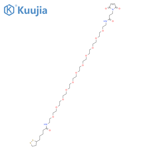 Lipoamide-PEG11-Mal structure