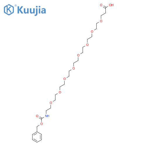 Cbz-NH-PEG8-C2-acid structure