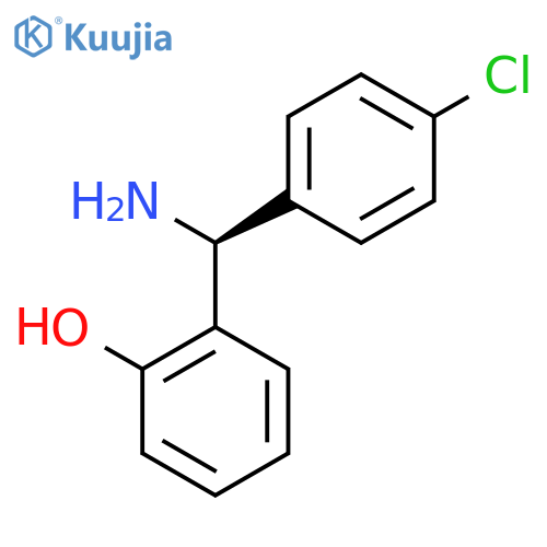 (S)-2-(amino(4-chlorophenyl)methyl)phenol structure