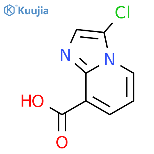 3-Chloroimidazo[1,2-a]pyridine-8-carboxylic acid structure