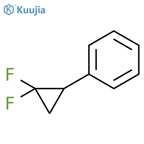 (2,2-Difluorocyclopropyl)benzene structure