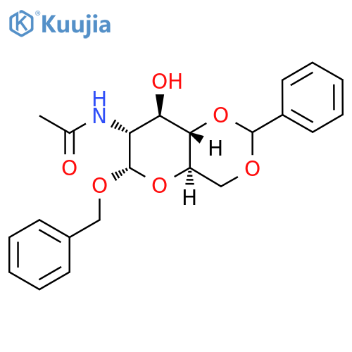Benzyl 2-Acetamido-4,6-O-benzylidene-2-deoxy-a-D-glucopyranoside structure