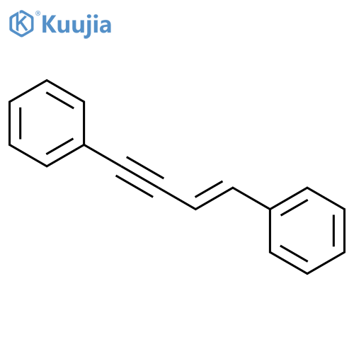 Benzene, 1,1'-[(1E)-1-buten-3-yne-1,4-diyl]bis- structure