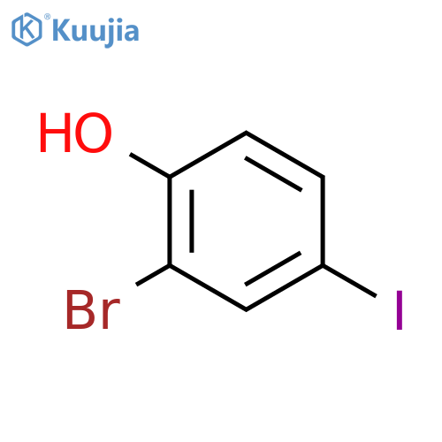 2-Bromo-4-iodophenol structure