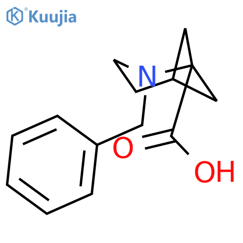 2-Benzyl-2-azabicyclo[3.1.1]heptane-1-carboxylic acid structure