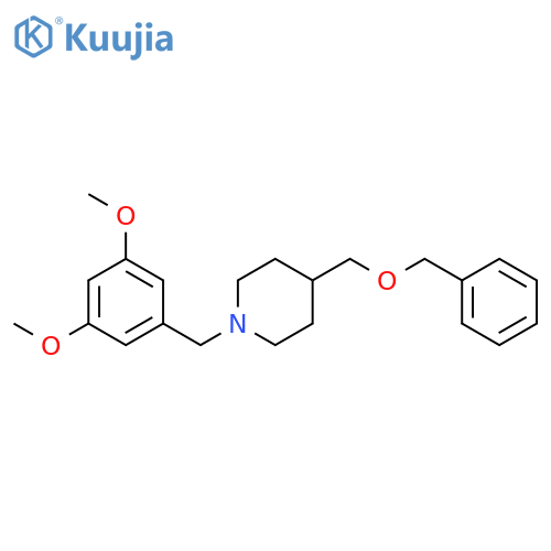 4-[(benzyloxy)methyl]-1-[(3,5-dimethoxyphenyl)methyl]piperidine structure