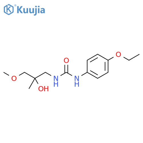 1-(4-ethoxyphenyl)-3-(2-hydroxy-3-methoxy-2-methylpropyl)urea structure