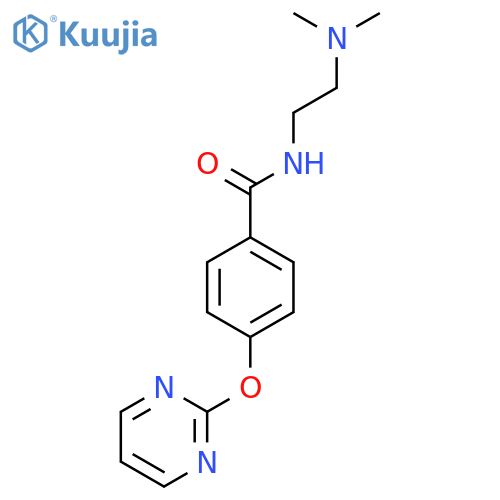 N-2-(dimethylamino)ethyl-4-(pyrimidin-2-yloxy)benzamide structure