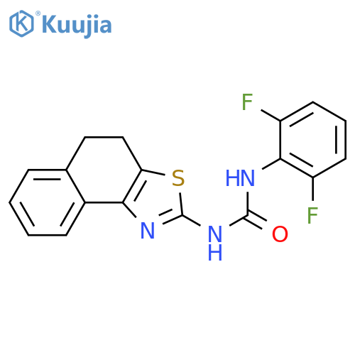 1-(2,6-difluorophenyl)-3-{4H,5H-naphtho1,2-d1,3thiazol-2-yl}urea structure